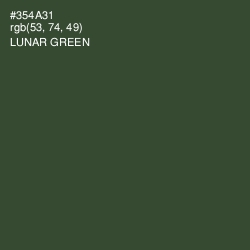 #354A31 - Lunar Green Color Image