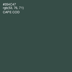 #354C47 - Cape Cod Color Image