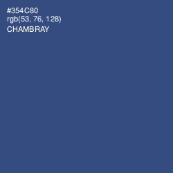 #354C80 - Chambray Color Image