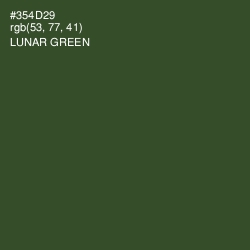 #354D29 - Lunar Green Color Image