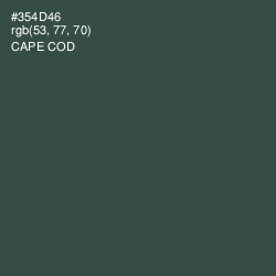 #354D46 - Cape Cod Color Image