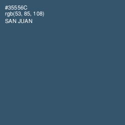 #35556C - San Juan Color Image
