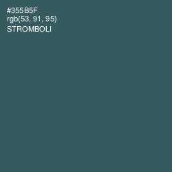 #355B5F - Stromboli Color Image