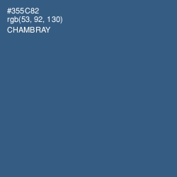 #355C82 - Chambray Color Image
