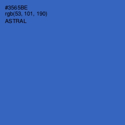 #3565BE - Astral Color Image