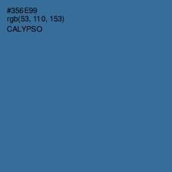 #356E99 - Calypso Color Image