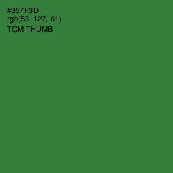 #357F3D - Tom Thumb Color Image