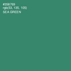 #358769 - Sea Green Color Image