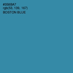 #358BA7 - Boston Blue Color Image