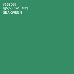 #358D66 - Sea Green Color Image