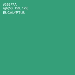 #359F7A - Eucalyptus Color Image