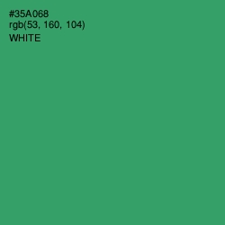 #35A068 - Sea Green Color Image