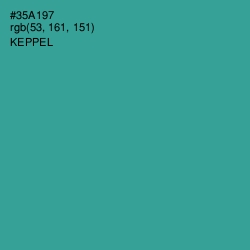 #35A197 - Keppel Color Image