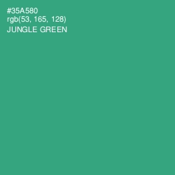 #35A580 - Jungle Green Color Image