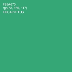 #35A675 - Eucalyptus Color Image
