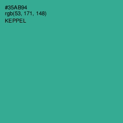 #35AB94 - Keppel Color Image