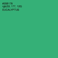 #35B178 - Eucalyptus Color Image