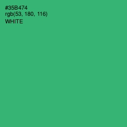 #35B474 - Sea Green Color Image