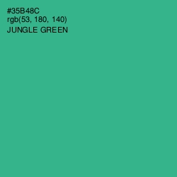 #35B48C - Jungle Green Color Image