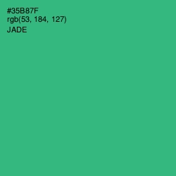 #35B87F - Jade Color Image