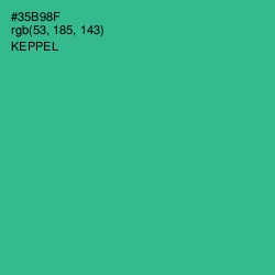 #35B98F - Keppel Color Image