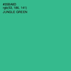 #35BA8D - Jungle Green Color Image