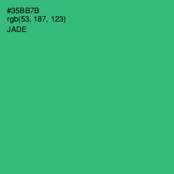 #35BB7B - Jade Color Image