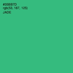 #35BB7D - Jade Color Image