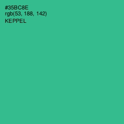 #35BC8E - Keppel Color Image