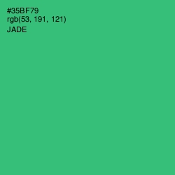 #35BF79 - Jade Color Image