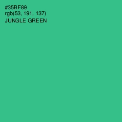 #35BF89 - Jungle Green Color Image