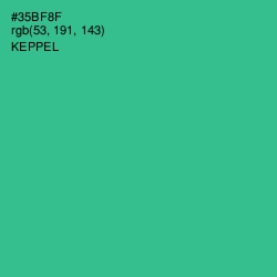 #35BF8F - Keppel Color Image