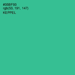 #35BF93 - Keppel Color Image