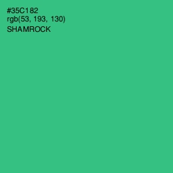 #35C182 - Shamrock Color Image
