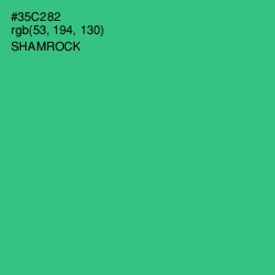 #35C282 - Shamrock Color Image