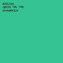 #35C494 - Shamrock Color Image