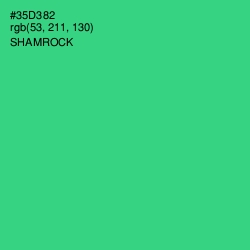 #35D382 - Shamrock Color Image