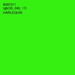 #35F011 - Harlequin Color Image