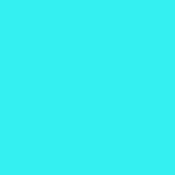 #35F0F0 - Turquoise Color Image