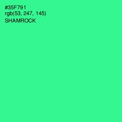 #35F791 - Shamrock Color Image
