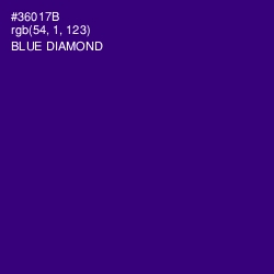 #36017B - Blue Diamond Color Image