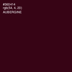 #360414 - Aubergine Color Image