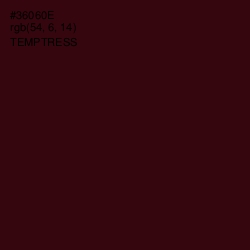 #36060E - Temptress Color Image