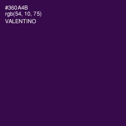 #360A4B - Valentino Color Image