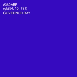 #360ABF - Governor Bay Color Image