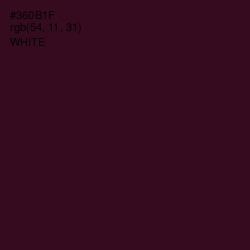 #360B1F - Aubergine Color Image