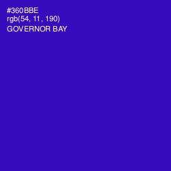 #360BBE - Governor Bay Color Image