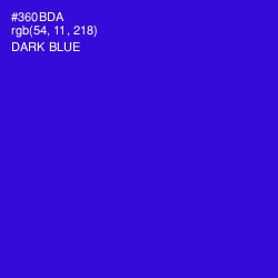 #360BDA - Dark Blue Color Image