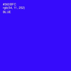 #360BFC - Blue Color Image