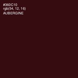 #360C10 - Aubergine Color Image